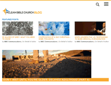 Tablet Screenshot of blog.mcleanbible.org
