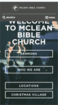 Mobile Screenshot of access.mcleanbible.org