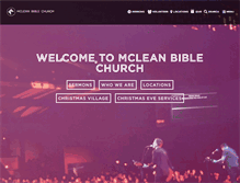Tablet Screenshot of access.mcleanbible.org