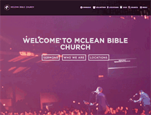 Tablet Screenshot of mcleanbible.org